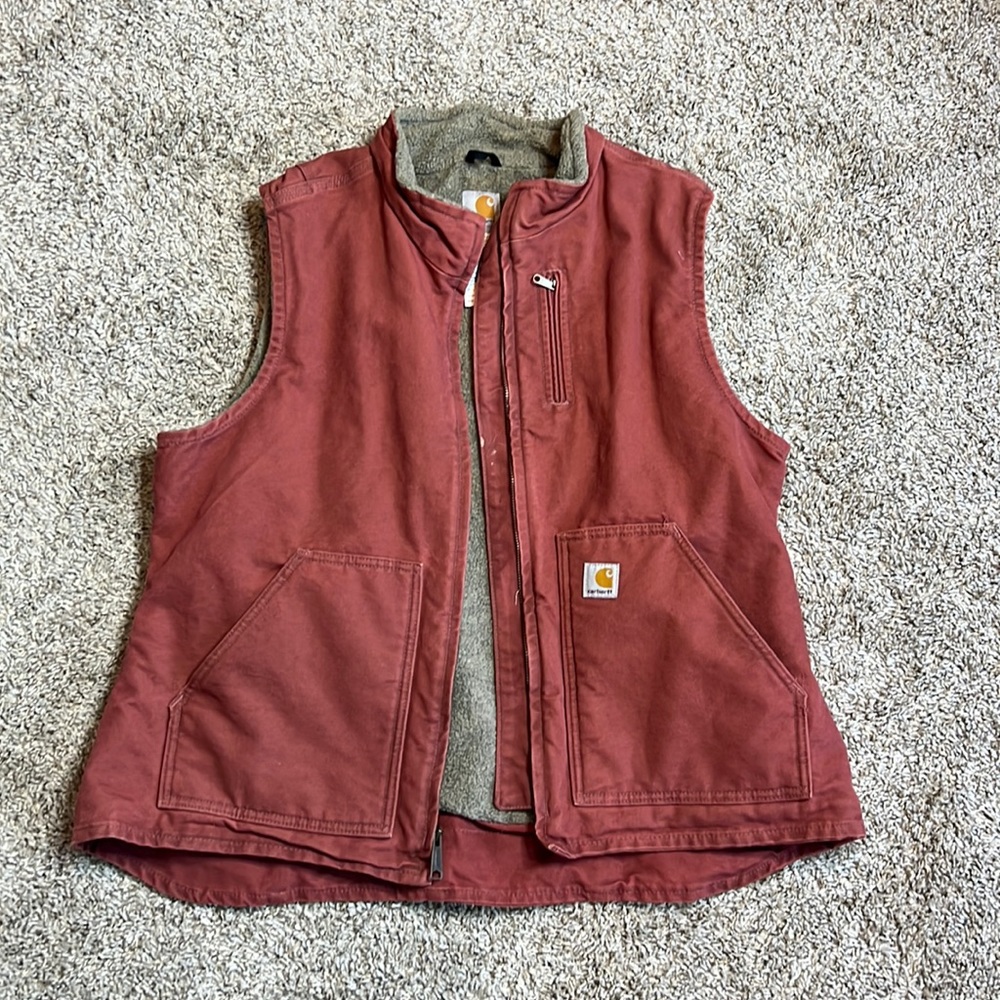 Carhartt WV001 VRS Movk Neck Vest Fleece Lined Women’s Extra Large - Picture 1 of 7